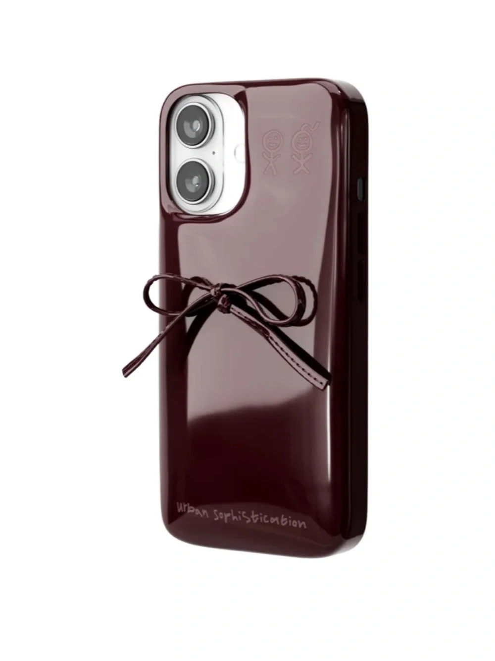 The Soap Case Delicate Bow in Dark Cherry